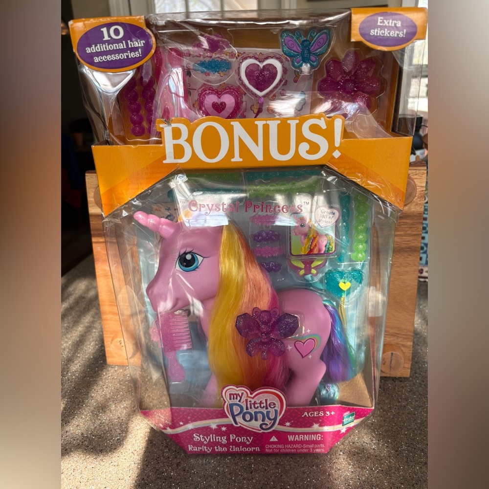 2006 G3 My Little Pony Crystal Princess Styling Pony, Specifically the Rarity
